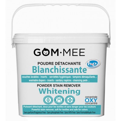 Poudre blanchissante détachante percarbonate de sodium 2kg HYPOALLERGÉNIQUE OXY | GOMMEE