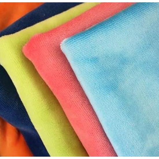 Organic cotton velour fabric - more colors